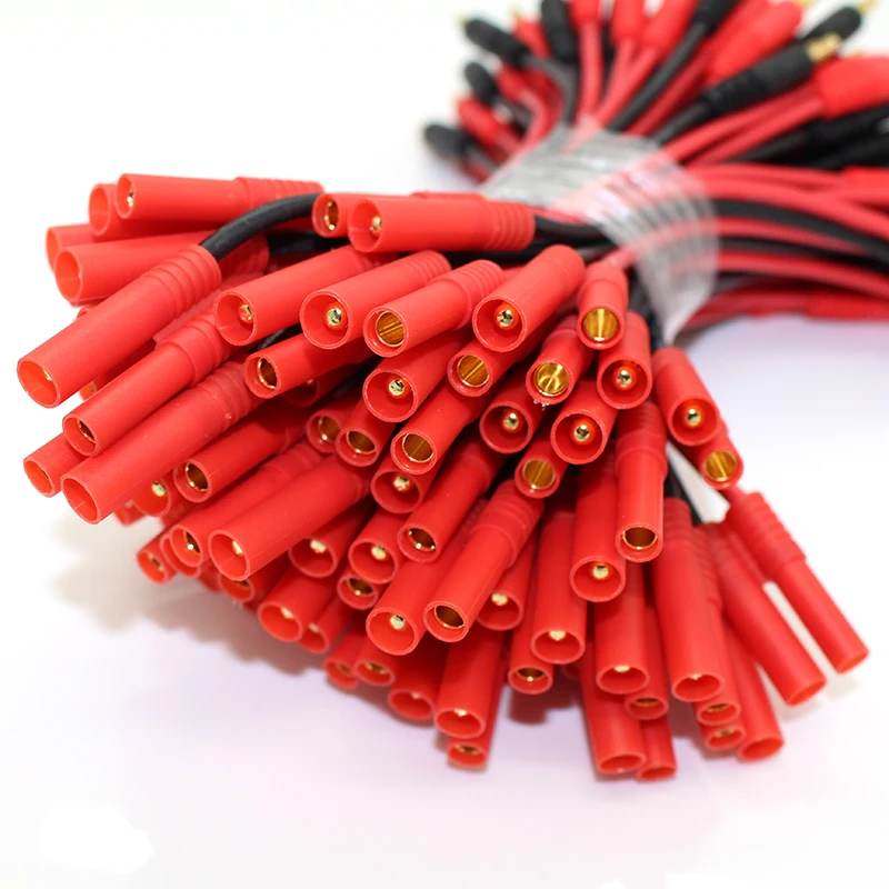 200 шт./лот 4,0 Банановый штекер с оболочкой для поворота 4,0 мм 14AWG от 150 мм до 4 мм банановый штекер/коннектор для детали RC
200 шт./лот 4,0 Банановый штекер с оболочкой для поворота 4,0 мм 14AWG от 150 мм до 4 мм банановый штекер/коннектор для детали RC