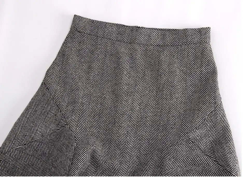 2019 New Lady office Plaid A-line gray color Knee-Length skirt Plus Size S-2XL Skirts Solf fabric plus size Q24
2019 New Lady office Plaid A-line gray color Knee-Length skirt Plus Size S-2XL Skirts Solf fabric plus size Q24