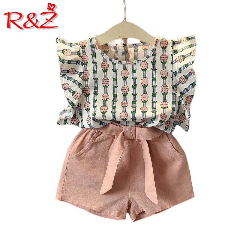 Комплект одежды для маленьких девочек R & Z, Новинка лета 2019 года, кофта с рукавами-мушками и ананасами + шорты, Детский костюм из 2 предметов, о...
Комплект одежды для маленьких девочек R & Z, Новинка лета 2019 года, кофта с рукавами-мушками и ананасами + шорты, Детский костюм из 2 предметов, о...