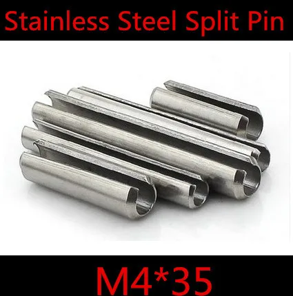 100pcs/lot M4*35 4 x 35mm 4mm Stainless Steel Elastic Split Pin, 4mm Spring Cotters
100pcs/lot M4*35 4 x 35mm 4mm Stainless Steel Elastic Split Pin, 4mm Spring Cotters
