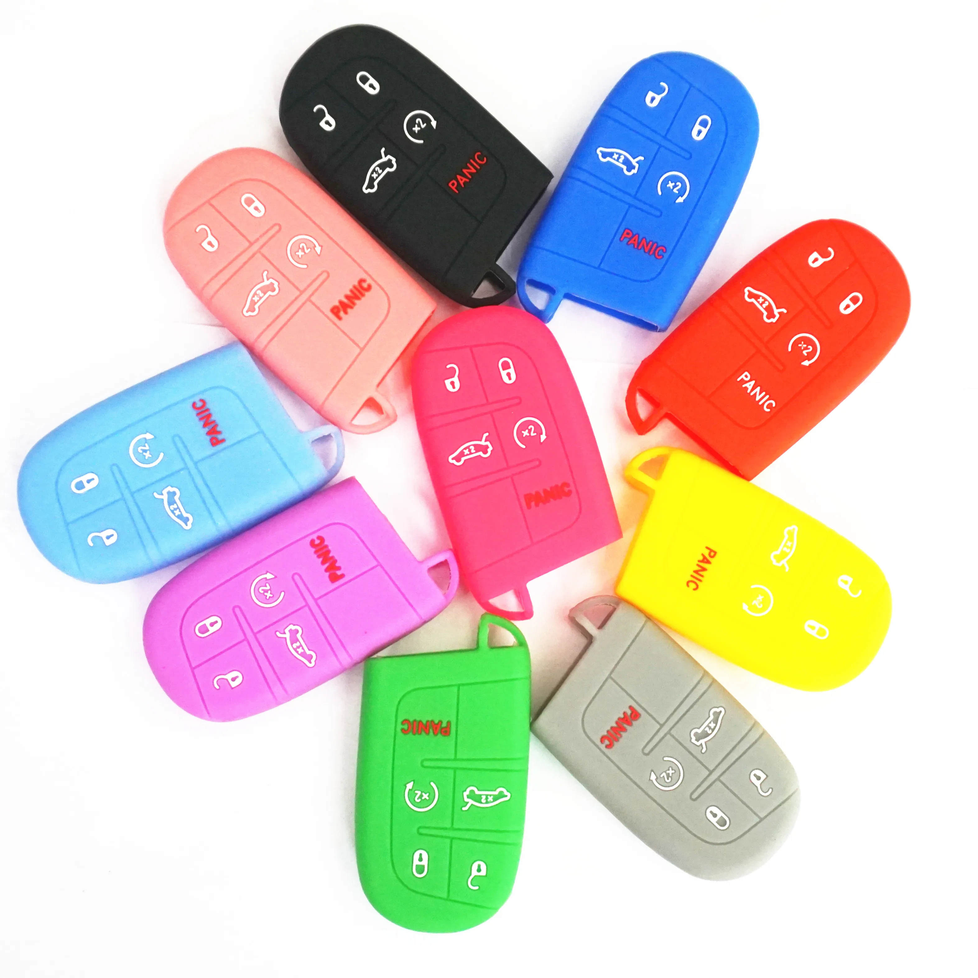 Silicone 5 Buttons Key Chain Cover For Chrysler 300 for Dodge Charger Dart Challenger Durango Journey for Jeep Grand Cherokee 
Silicone 5 Buttons Key Chain Cover For Chrysler 300 for Dodge Charger Dart Challenger Durango Journey for Jeep Grand Cherokee