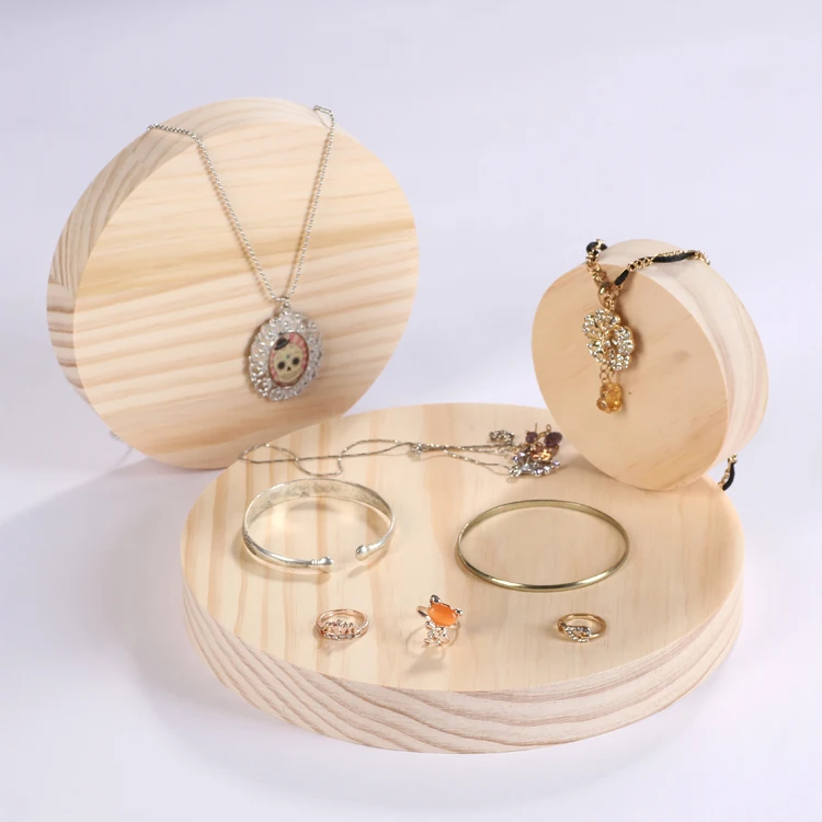 Solid Wood Round Jewelry Display Blocks Earrings Pendant Bracelets Ring Display Stand Jewellery Display Rack
Solid Wood Round Jewelry Display Blocks Earrings Pendant Bracelets Ring Display Stand Jewellery Display Rack