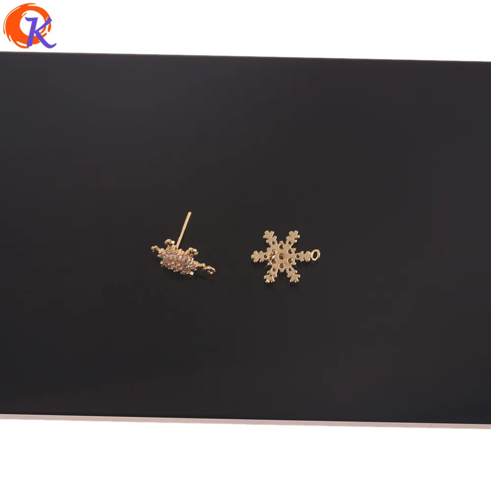 Cordial Design 10Pcs 11*15MM Jewelry Accessories/CZ Earrings Stud/DIY Making/Snowflake/Genuine Gold Plating/Hand Made/DIY Making
Cordial Design 10Pcs 11*15MM Jewelry Accessories/CZ Earrings Stud/DIY Making/Snowflake/Genuine Gold Plating/Hand Made/DIY Making