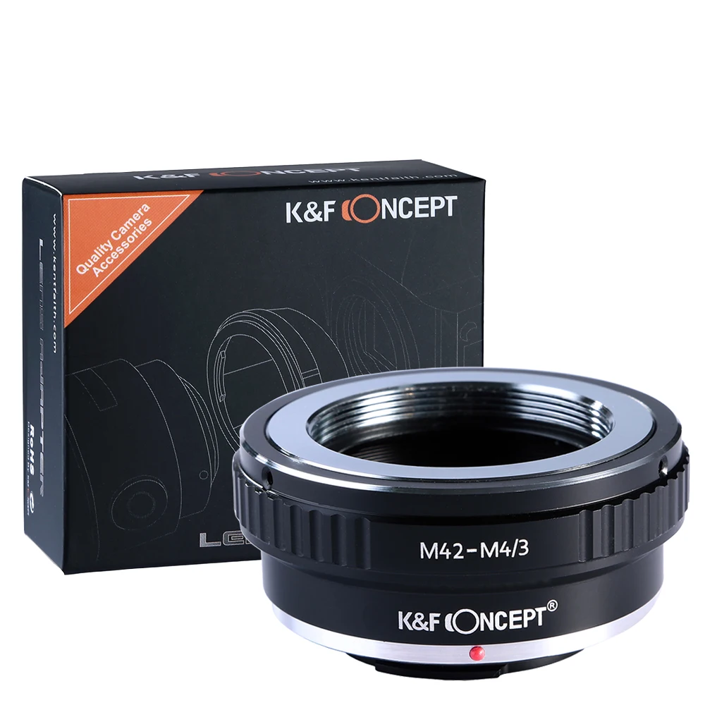 K&F Concept adapter for M42 mount lens to Micro 4/3 M4/3 Mount Adapter G3 GH2 GH3 GH4 GH5
K&F Concept adapter for M42 mount lens to Micro 4/3 M4/3 Mount Adapter G3 GH2 GH3 GH4 GH5