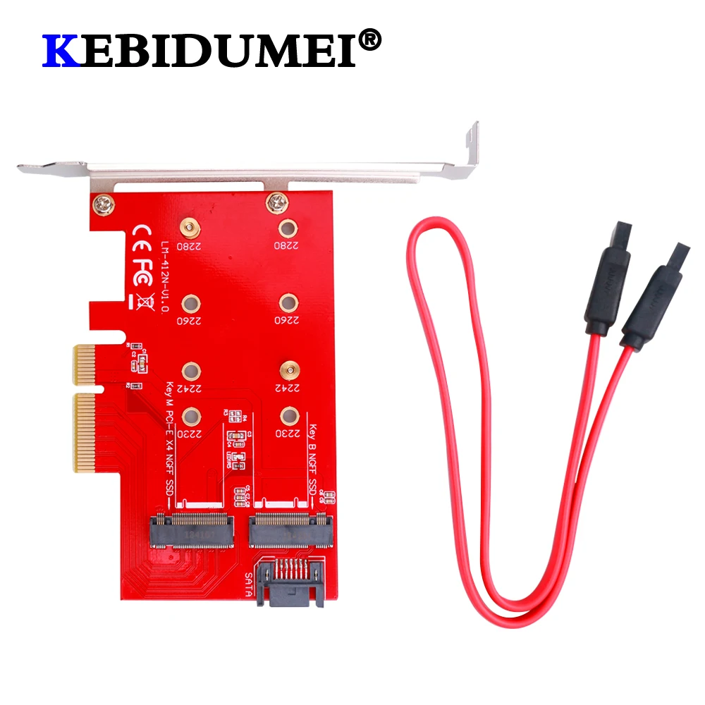 Порт able NGFF к PCIE X4 адаптер M Key и B Key SATA порт расширения карты Поддержка порта PCI Express 3,0 2230 2242 2260 размер M2
Порт able NGFF к PCIE X4 адаптер M Key и B Key SATA порт расширения карты Поддержка порта PCI Express 3,0 2230 2242 2260 размер M2
