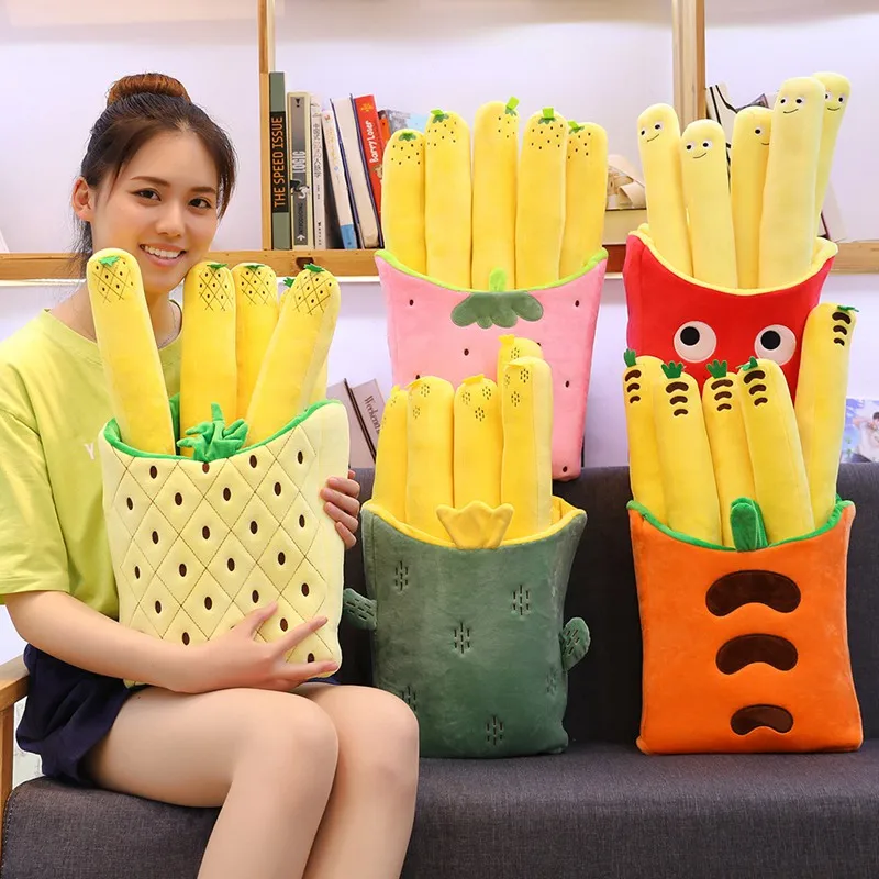 50cm Simulation Fruits French Fries Plush Toy Soft Cartoon Fast Food French Fries Stuffed Doll Kids Birthday Gift Baby Pillow
50cm Simulation Fruits French Fries Plush Toy Soft Cartoon Fast Food French Fries Stuffed Doll Kids Birthday Gift Baby Pillow