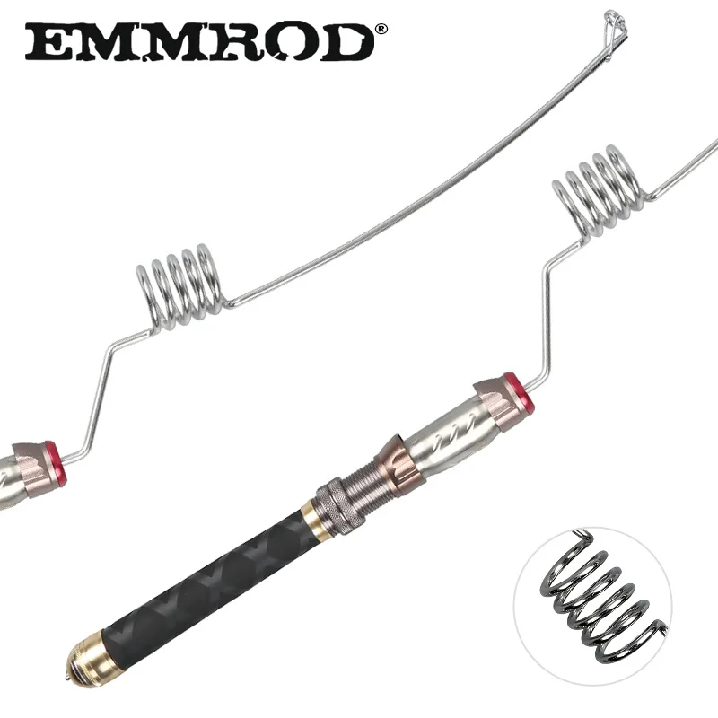 EMMROD Stainless Steel Fishing Rod Short Portable Spinning rod EVA+Stainless Steel+Aluminum Handle Ice rod Sea Boat pole GZ
EMMROD Stainless Steel Fishing Rod Short Portable Spinning rod EVA+Stainless Steel+Aluminum Handle Ice rod Sea Boat pole GZ