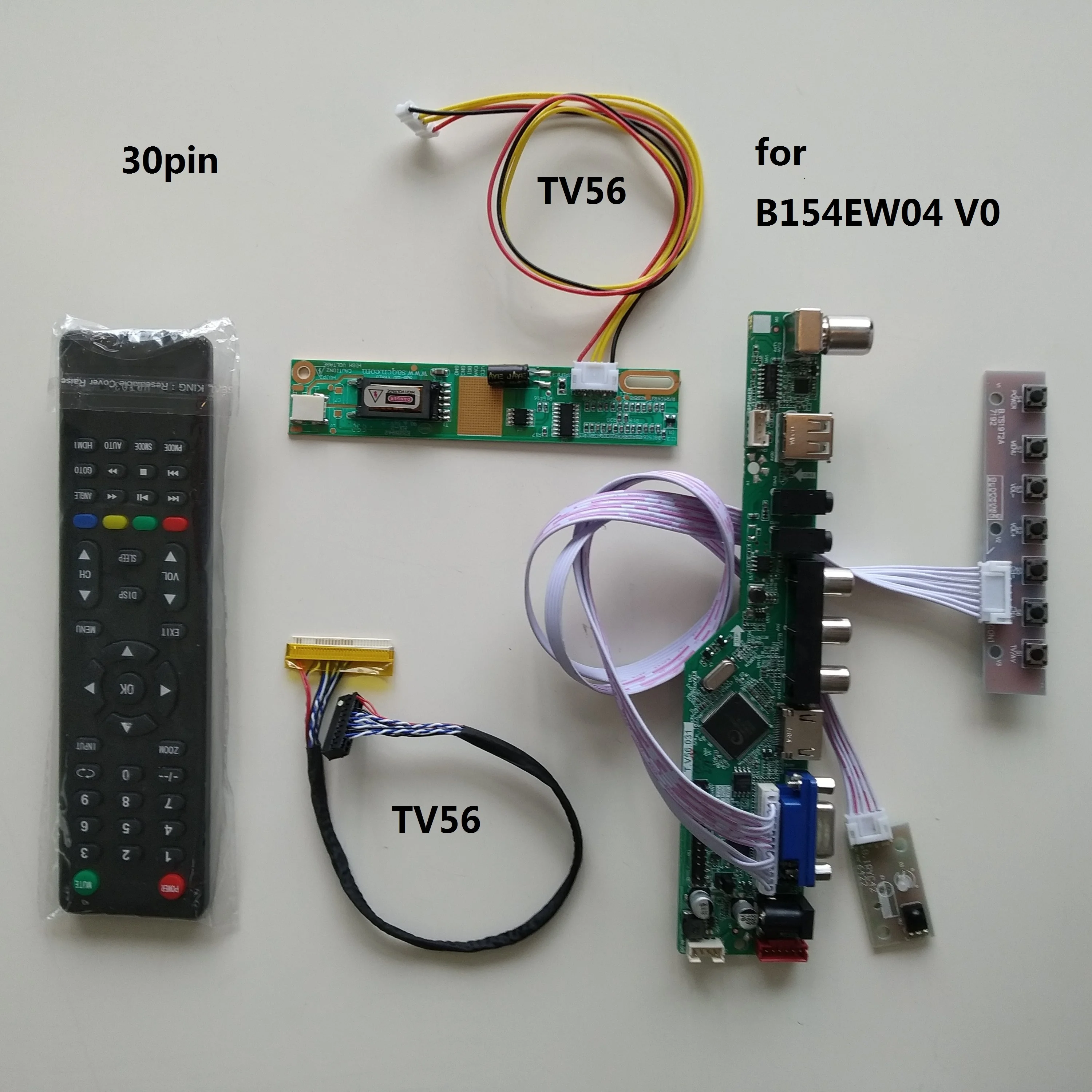 Для B154EW04 V0 15 4 "1280 × 800 Экран монитор панель ТВ ЖК дисплей светодиодный RF VGA AV USB