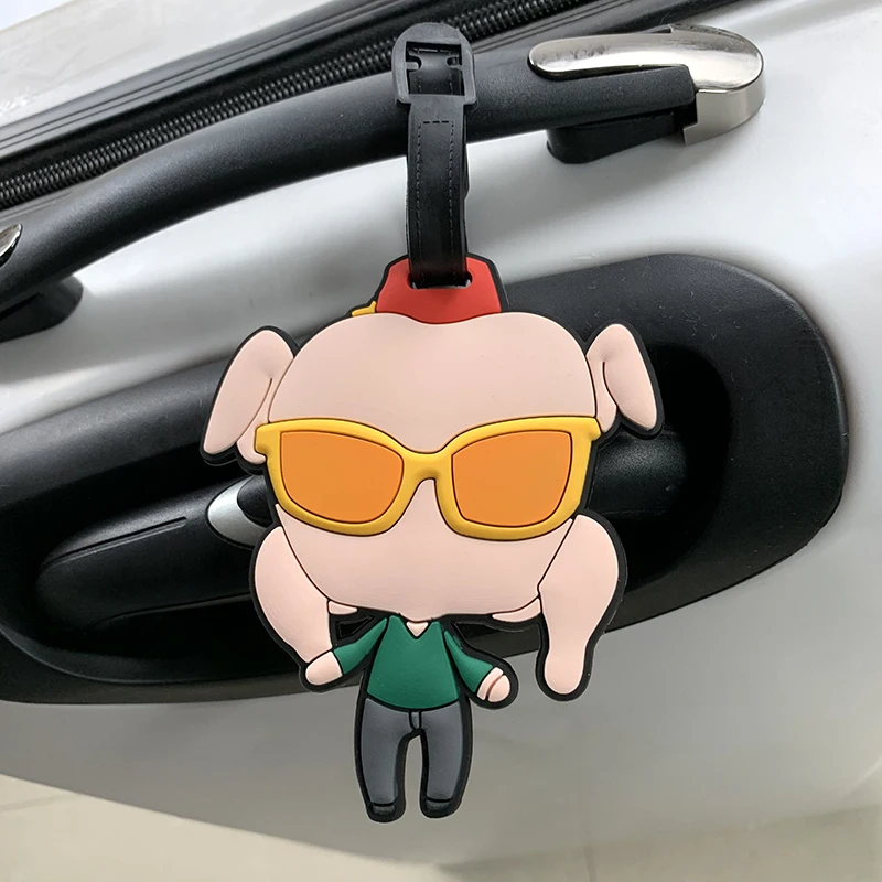 Custom logo available 3D Cartoon Soft Rubber Luggage Tag Travel Identification Tags
Custom logo available 3D Cartoon Soft Rubber Luggage Tag Travel Identification Tags