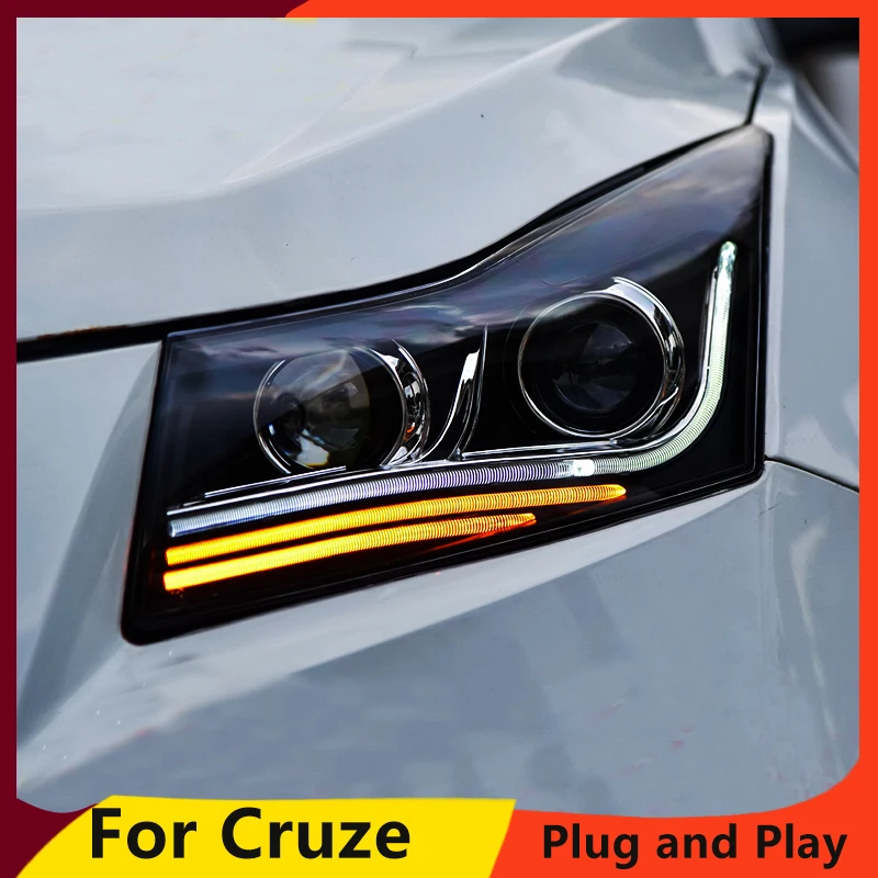 KOWELL Car Styling For Chevrolet Cruze Headlights 2009-2014 LED Headlight DRL Q5 Bi Xenon Lens High Low Beam Parking
KOWELL Car Styling For Chevrolet Cruze Headlights 2009-2014 LED Headlight DRL Q5 Bi Xenon Lens High Low Beam Parking