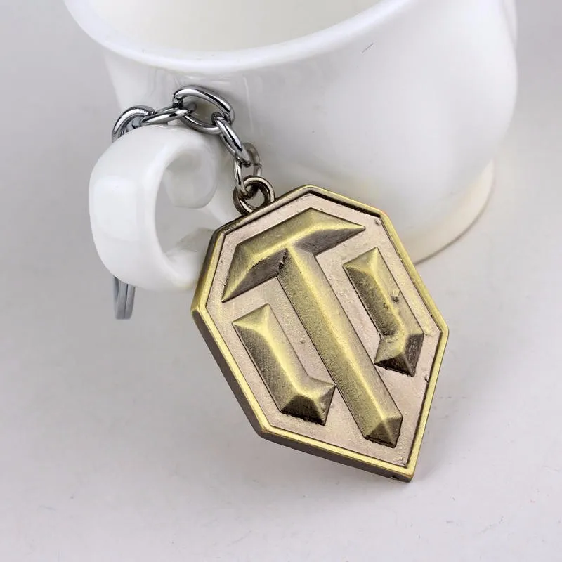 World of Tanks брелок игры вокруг украшения подвеска для ключей мужчин|key ring key chain|world tanks