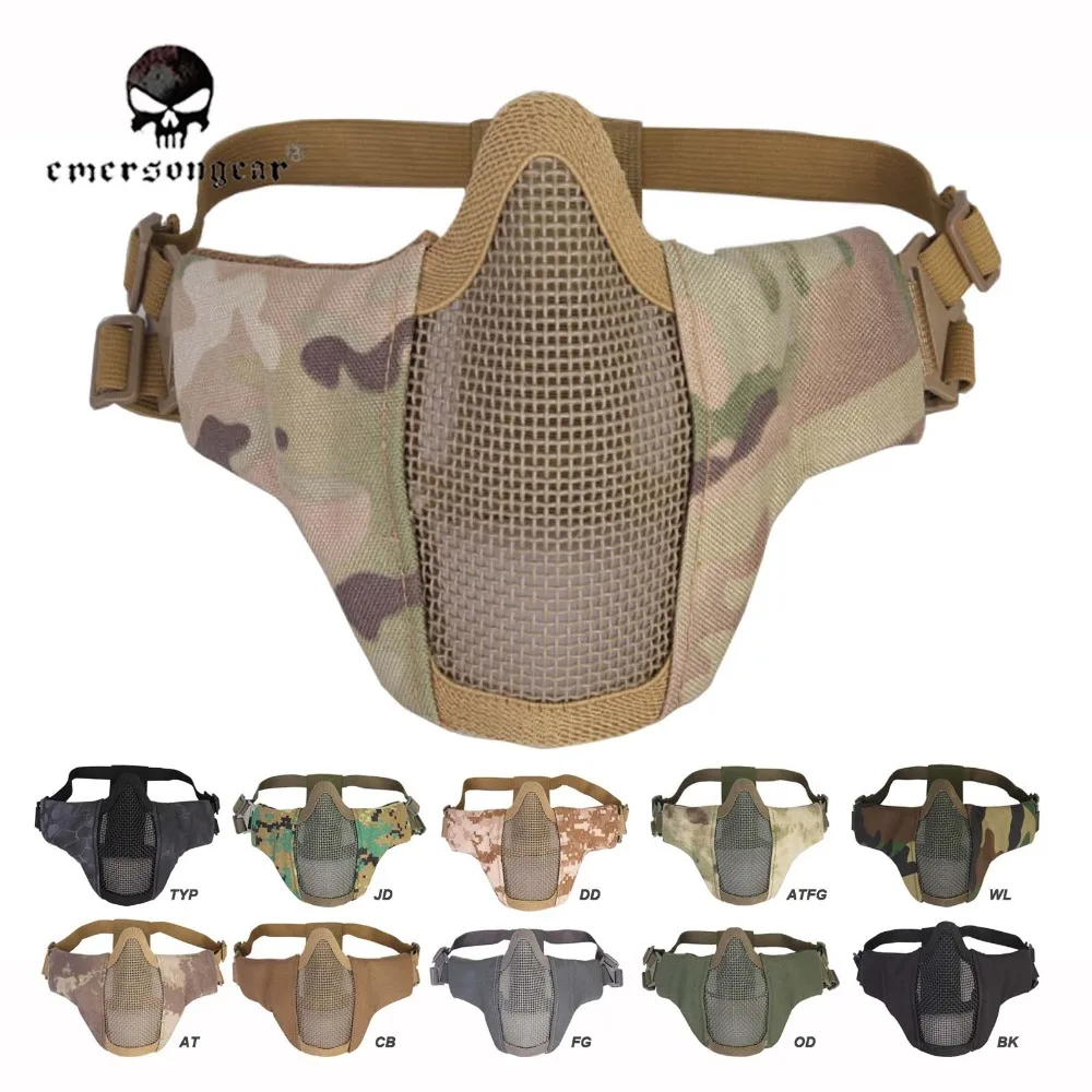 Emersongear PDW Защитная Сетчатая Маска на половину лица, тактическая полумаска для страйкбола BD6644
Emersongear PDW Защитная Сетчатая Маска на половину лица, тактическая полумаска для страйкбола BD6644