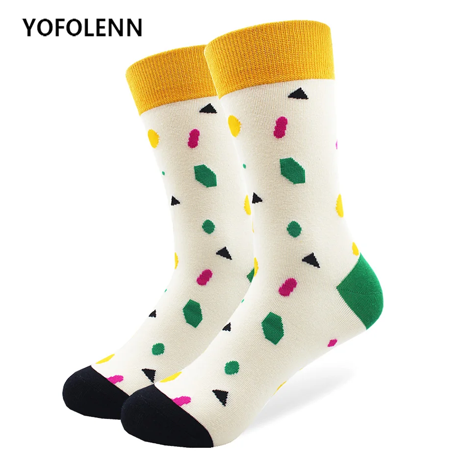Brand Quality Mens Happy Socks Geometric Plaid Pattern White Black Socks Men Combed Cotton Long Tube Cool Novelty Wedding Socks
Brand Quality Mens Happy Socks Geometric Plaid Pattern White Black Socks Men Combed Cotton Long Tube Cool Novelty Wedding Socks