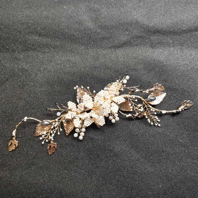 SLBRIDAL Handmade Golden Austrian Crystal Rhinestone Peearls Women Jewelry Wedding Hair Clip Barrettes Bridal Hair accessories
SLBRIDAL Handmade Golden Austrian Crystal Rhinestone Peearls Women Jewelry Wedding Hair Clip Barrettes Bridal Hair accessories