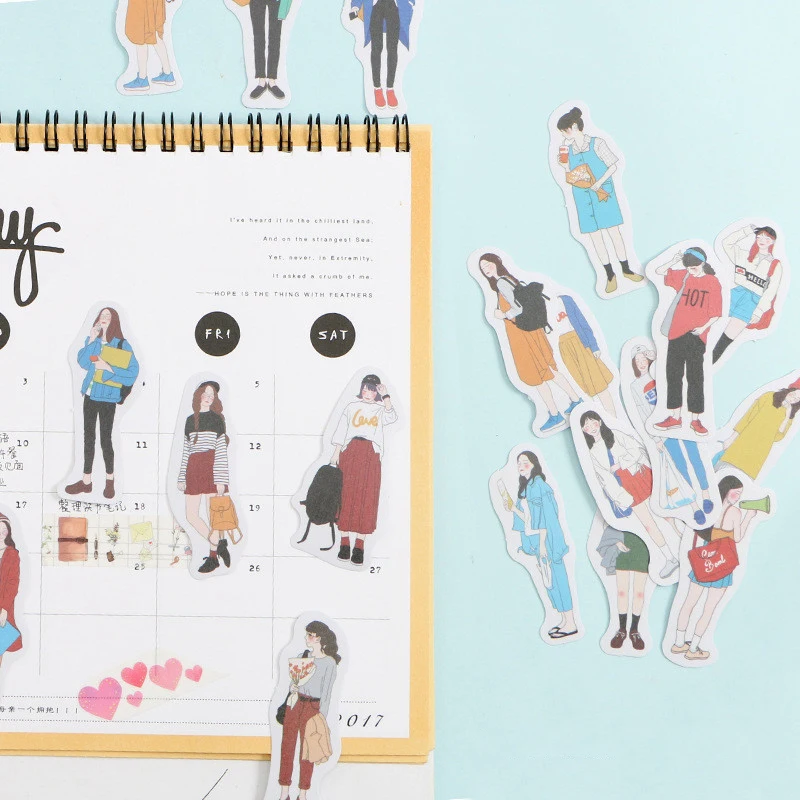 40pcs/pack Diary Paper Lable Sealing Sticker Crafts Scrapbooking Decorative DIY handbook lovely girls cartoon stickers
40pcs/pack Diary Paper Lable Sealing Sticker Crafts Scrapbooking Decorative DIY handbook lovely girls cartoon stickers