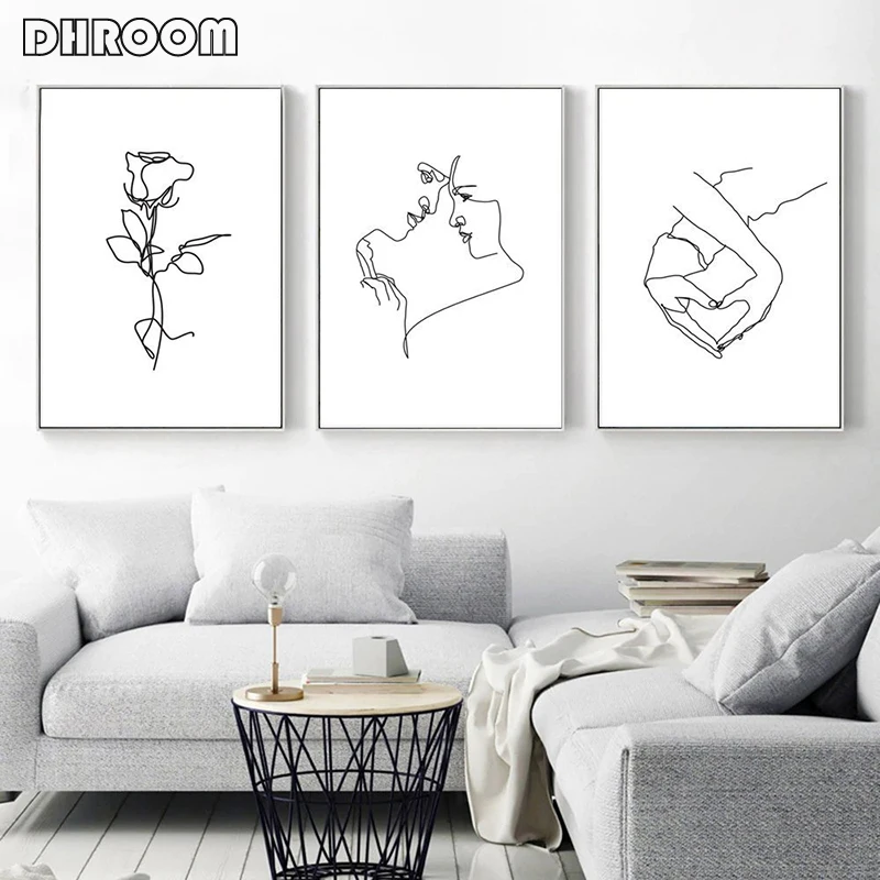 Love Couple Minimalist Wall Art Hand Heart Canvas Art Painting Woman Poster Line Drawing Female Artwork Romantic Art Decoration
Love Couple Minimalist Wall Art Hand Heart Canvas Art Painting Woman Poster Line Drawing Female Artwork Romantic Art Decoration