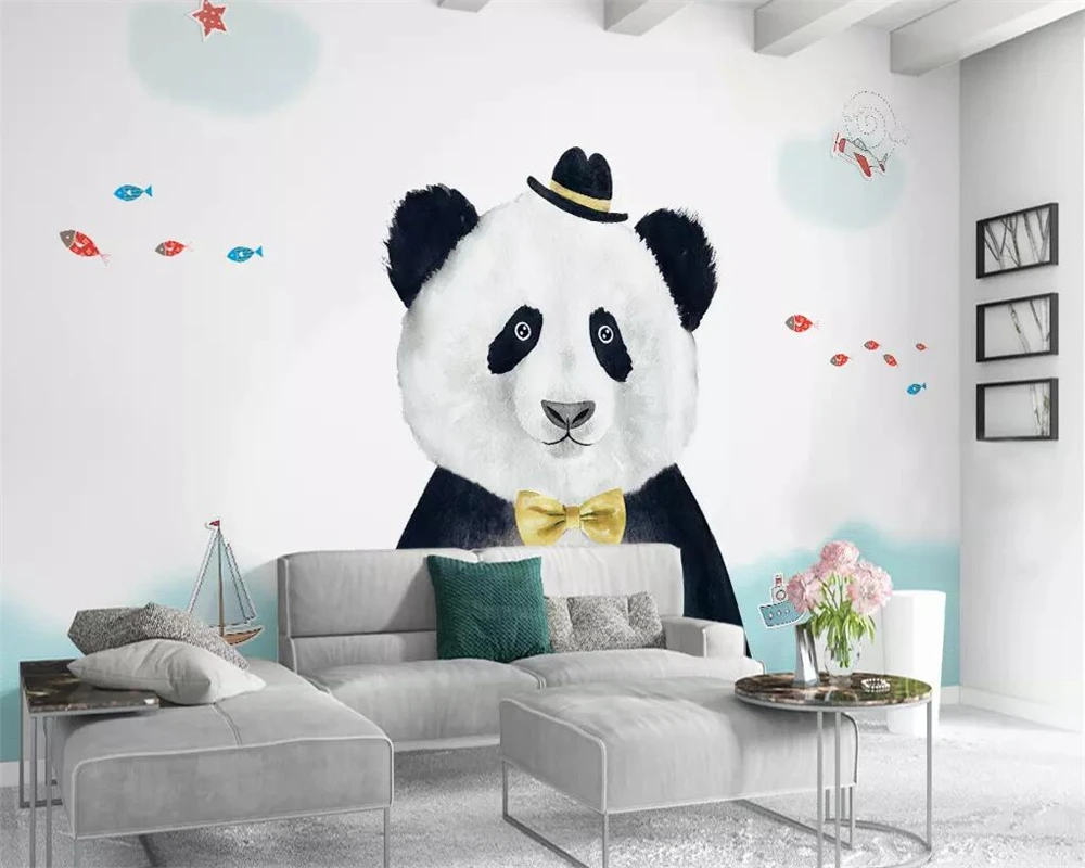 beibehang Wallpaper custom 3D Nordic minimalist panda children room background wall photo bedroom sofa mural wallpaper
beibehang Wallpaper custom 3D Nordic minimalist panda children room background wall photo bedroom sofa mural wallpaper