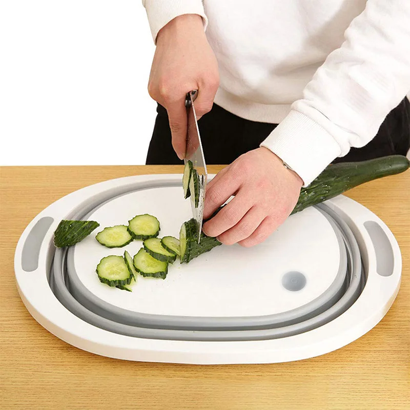 Folding Cutting Board Draining Basket Fruits Vegetables Wash Drain Sink Storage Baske DC156
Folding Cutting Board Draining Basket Fruits Vegetables Wash Drain Sink Storage Baske DC156