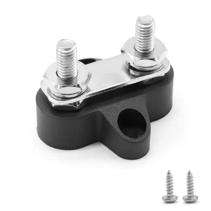 VODOOL Bus Bar Car DC 48V Power Terminal Block M6 Heavy Duty Positive Power Distribution Stud Terminals For Auto Truck RV Boat
VODOOL Bus Bar Car DC 48V Power Terminal Block M6 Heavy Duty Positive Power Distribution Stud Terminals For Auto Truck RV Boat