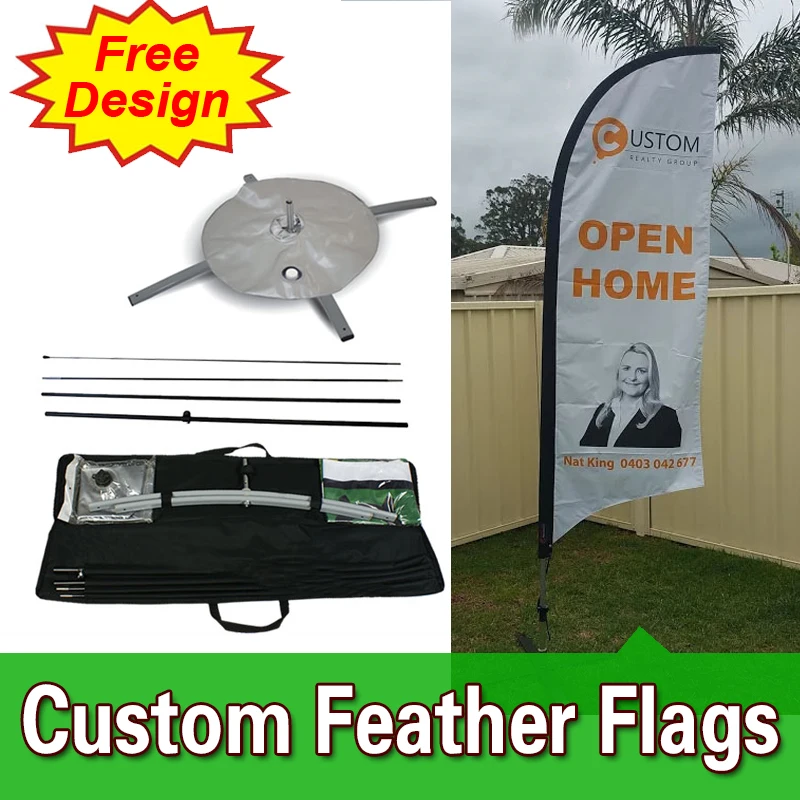 Free Design Free Shipping Single Sided with Cross Base Cheap Banner Flags Outdoor Feather Banner Printing
Free Design Free Shipping Single Sided with Cross Base Cheap Banner Flags Outdoor Feather Banner Printing