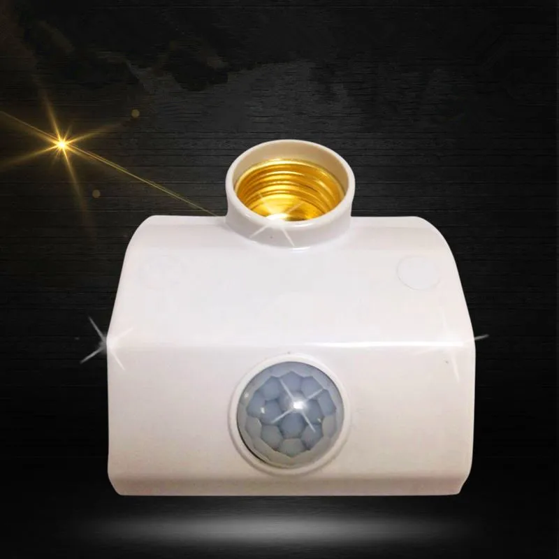 E27 Lamp Base AC180V-240V LED Lamp Bulb Base Infrared IR Sensor Automatic Wall Light Holder Socket PIR Motion Detector
E27 Lamp Base AC180V-240V LED Lamp Bulb Base Infrared IR Sensor Automatic Wall Light Holder Socket PIR Motion Detector