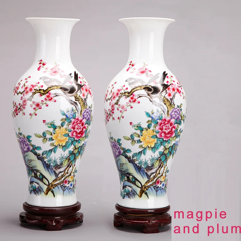 Jingdezhen ceramics kiln crystalline glaze vase high white clay household adornment creative furnishing articles gifts
Jingdezhen ceramics kiln crystalline glaze vase high white clay household adornment creative furnishing articles gifts