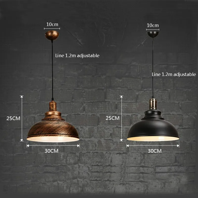 Vintage Pendant Lights Industrial Pendant Lamp Loft Bronze Color Iron Hanging Lights For Restaurant Dining Room living room
Vintage Pendant Lights Industrial Pendant Lamp Loft Bronze Color Iron Hanging Lights For Restaurant Dining Room living room