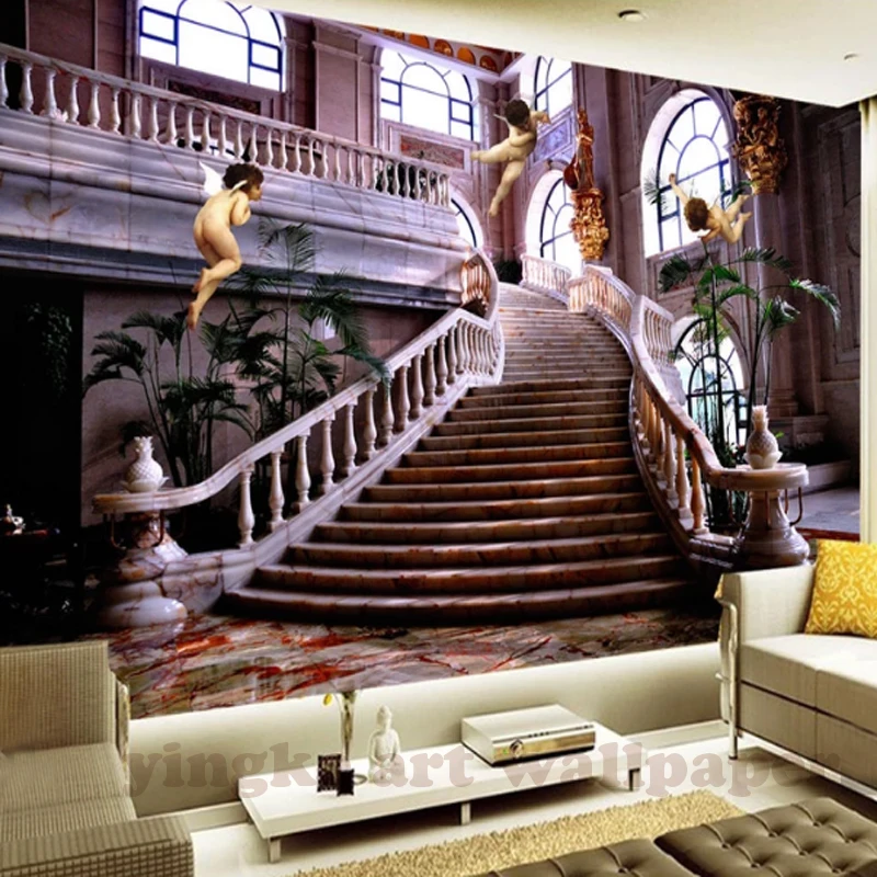 European Style 3d lobby angel stairs heaven TV Backdrop Wall Mural Hotel Living Room Luxury Photo Wallpaper
European Style 3d lobby angel stairs heaven TV Backdrop Wall Mural Hotel Living Room Luxury Photo Wallpaper