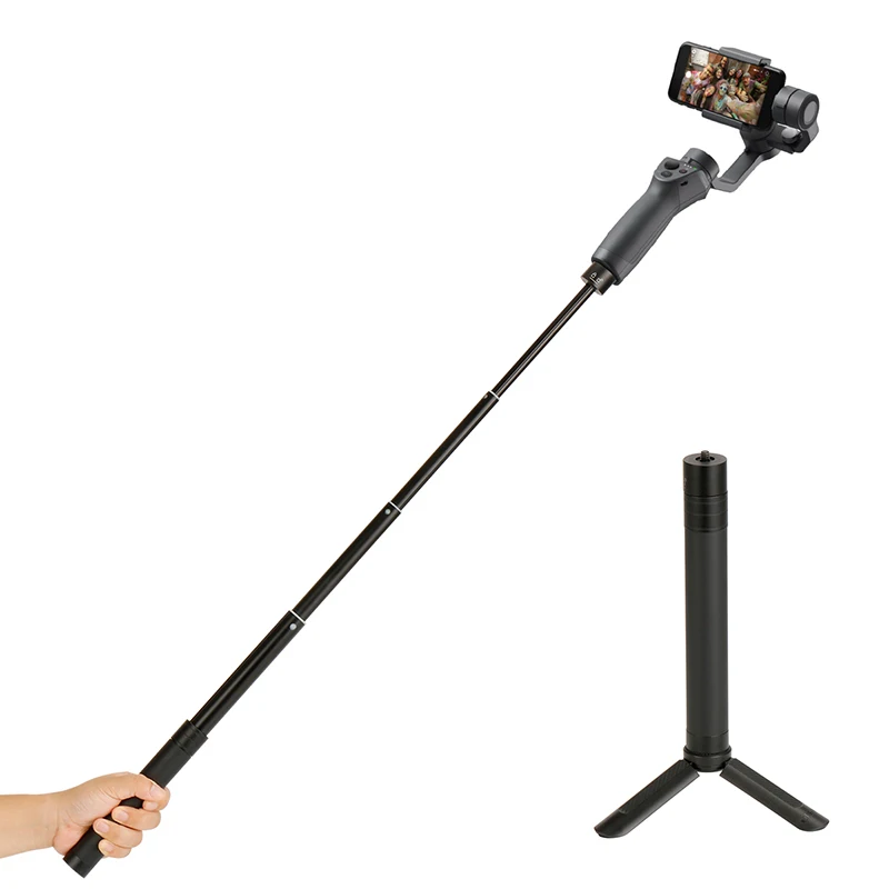 Smooth 4 Extension Pole Stick 29 inch Extendable Telescopic Rod Monopod Tripod for DJI OSMO mobile 2 Gimba,Feiyu Vimble 2 G6 G5
Smooth 4 Extension Pole Stick 29 inch Extendable Telescopic Rod Monopod Tripod for DJI OSMO mobile 2 Gimba,Feiyu Vimble 2 G6 G5