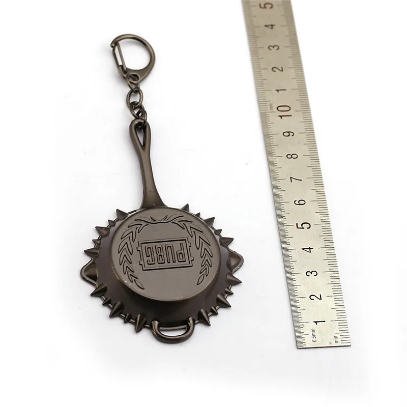 New Playerunknown's Battlegrounds Keychain PUBG Metal Black Pan Key Chain Ring Holder Portachiavi Porte Clef Men Jewelry
New Playerunknown's Battlegrounds Keychain PUBG Metal Black Pan Key Chain Ring Holder Portachiavi Porte Clef Men Jewelry