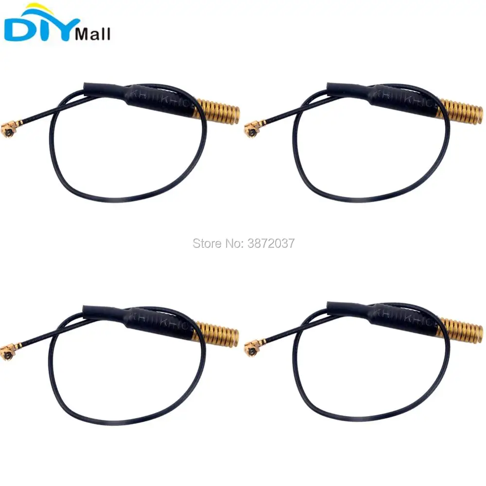 Фото 4 шт./лот 433 МГц пружинная антенна 3dBi IPEX интерфейс для модели Lora модуль LoRa32u4