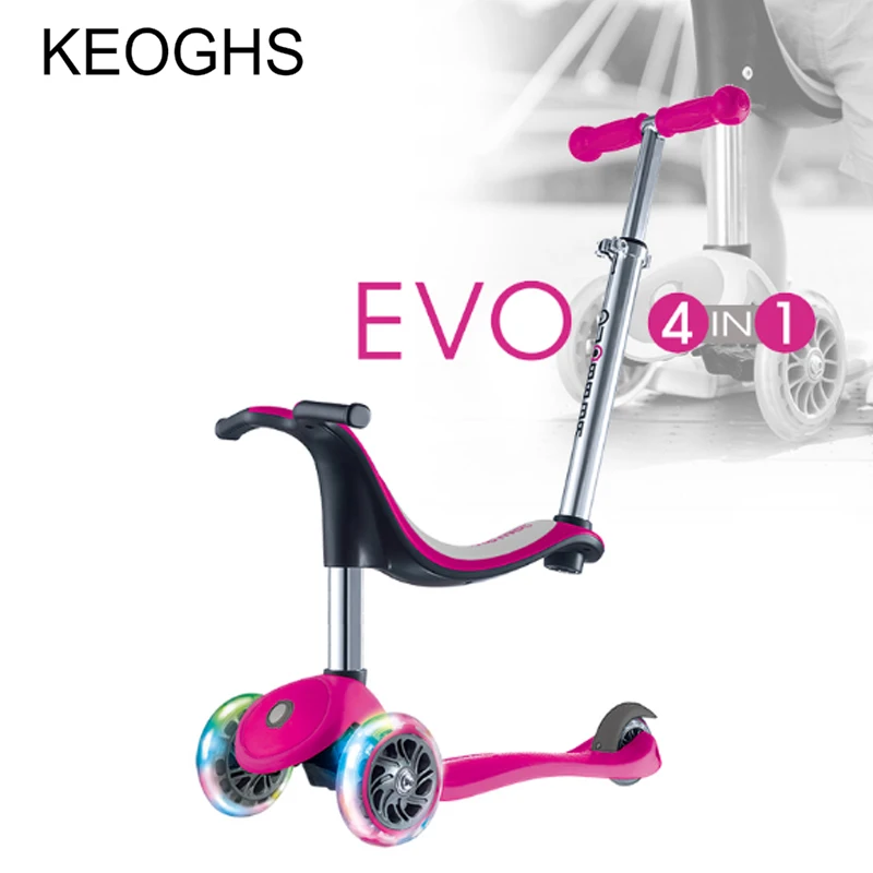 Children's kick scooter baby 4in1 PU 3wheels flashing outdoor sports Bodybuilding 1-14years old
Children's kick scooter baby 4in1 PU 3wheels flashing outdoor sports Bodybuilding 1-14years old