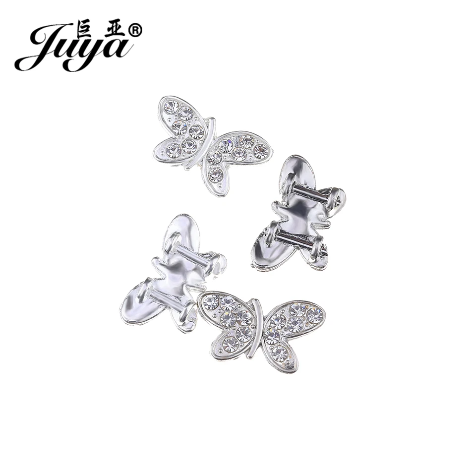 JUYA Butterfly Shape Four Holes Connector with Rhinestone for Handmade 12x20mm 15pcs/lot High Quality Metal Connectors CR0090
JUYA Butterfly Shape Four Holes Connector with Rhinestone for Handmade 12x20mm 15pcs/lot High Quality Metal Connectors CR0090