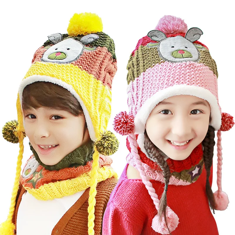 2-8 Baby Pompom Hat Kids Winter Warm Knitted Hat Children Ear Protection Fur Cap Thick Warm Knitted Beanie Fur Pompom Cap B-8795
2-8 Baby Pompom Hat Kids Winter Warm Knitted Hat Children Ear Protection Fur Cap Thick Warm Knitted Beanie Fur Pompom Cap B-8795