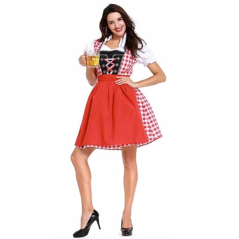 New Arrival Plus Size New German Beer Maid Costume Women Oktoberfest Dirndl Dress Adult Halloween Womens Beer Maid
New Arrival Plus Size New German Beer Maid Costume Women Oktoberfest Dirndl Dress Adult Halloween Womens Beer Maid