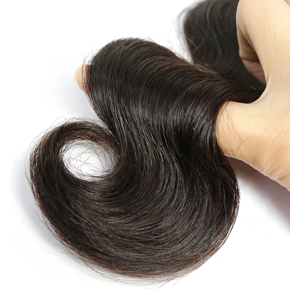 Liweike объемная волна 3 4 пряди с 4*4 закрытыми бразильскими Remy 100% человеческие волосы