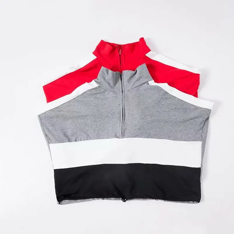 Women Long Sleeve Crop Top Zip Up Short Hoodie Spring Summer Oversize Sweatshirts Cropped Hoodie Female
Women Long Sleeve Crop Top Zip Up Short Hoodie Spring Summer Oversize Sweatshirts Cropped Hoodie Female
