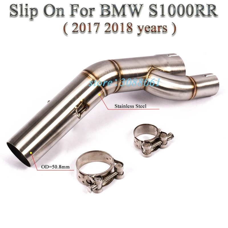 Slip On For BMW S1000RR 2017 2018 Motorcycle Exhaust System Pipe Escape Without 51mm Muffler Modified Middle Contact Link Pipe
Slip On For BMW S1000RR 2017 2018 Motorcycle Exhaust System Pipe Escape Without 51mm Muffler Modified Middle Contact Link Pipe