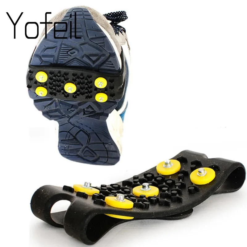 Yofeil Elastic magic spike shoes anti slip Ice Gripper with crampon walk on ice snow for mountaineering climbing in winter
Yofeil Elastic magic spike shoes anti slip Ice Gripper with crampon walk on ice snow for mountaineering climbing in winter