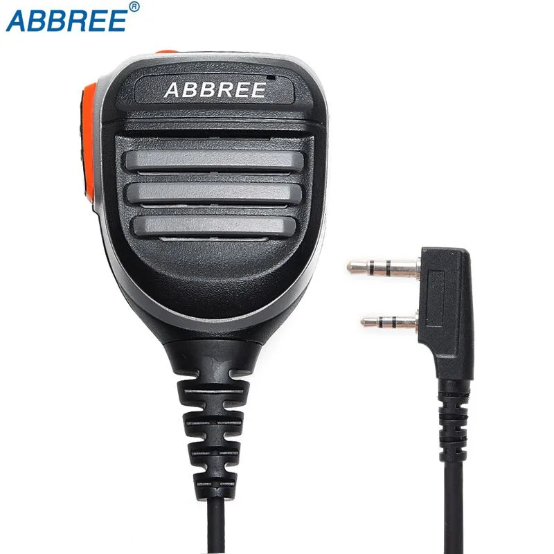 ABBREE дождестойкий микрофон для baofeng DMR цифровая рация искусственная Портативная