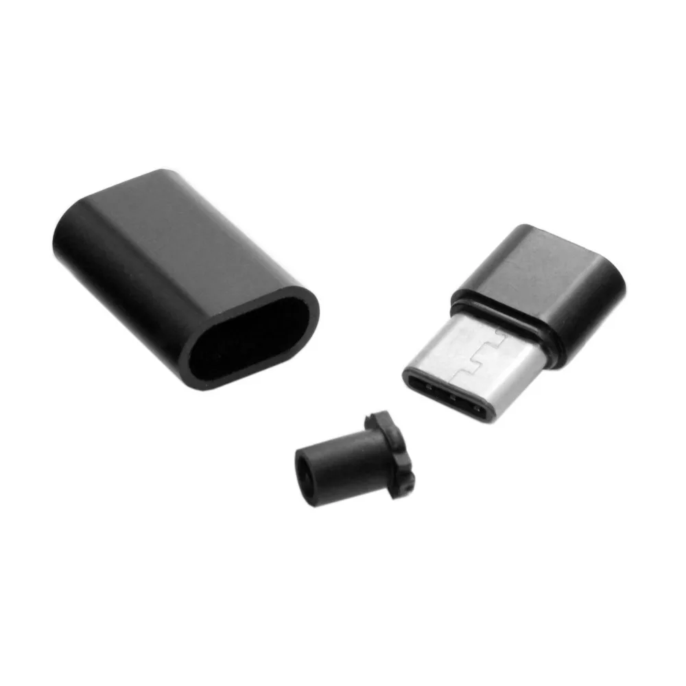10set DIY 24pin USB 3.1 Type C USB-C Male Plug Connector SMT type with Black Housing Cover
10set DIY 24pin USB 3.1 Type C USB-C Male Plug Connector SMT type with Black Housing Cover