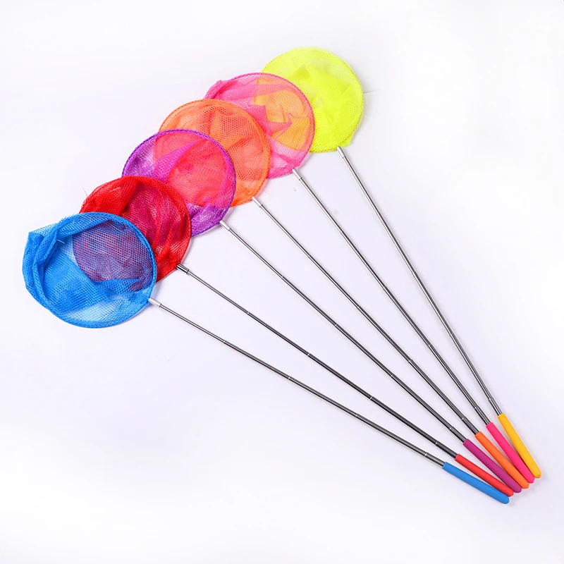 Vissen 38CM Extendable Butterfly Net Insect Bug Handle Pole Folding Colorful fish landing net Fishing Nets Tools
Vissen 38CM Extendable Butterfly Net Insect Bug Handle Pole Folding Colorful fish landing net Fishing Nets Tools