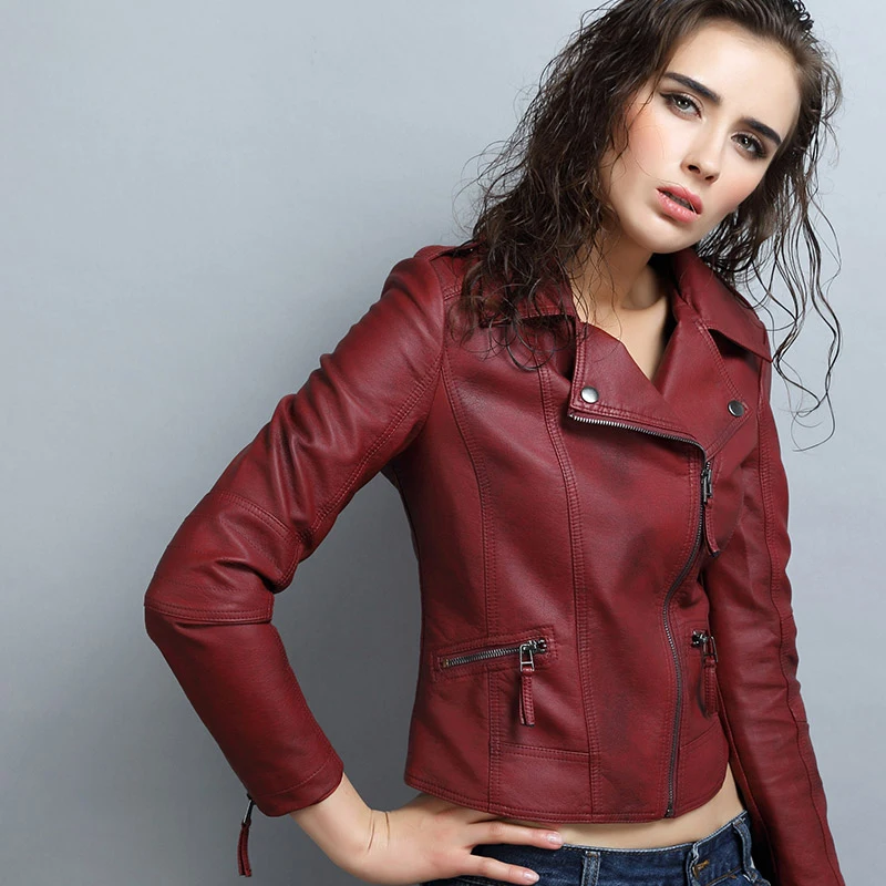 2019 PU spring and autumn clothing female short coat design slim motorcycle leather clothing sheepskin jacket free shipping
2019 PU spring and autumn clothing female short coat design slim motorcycle leather clothing sheepskin jacket free shipping