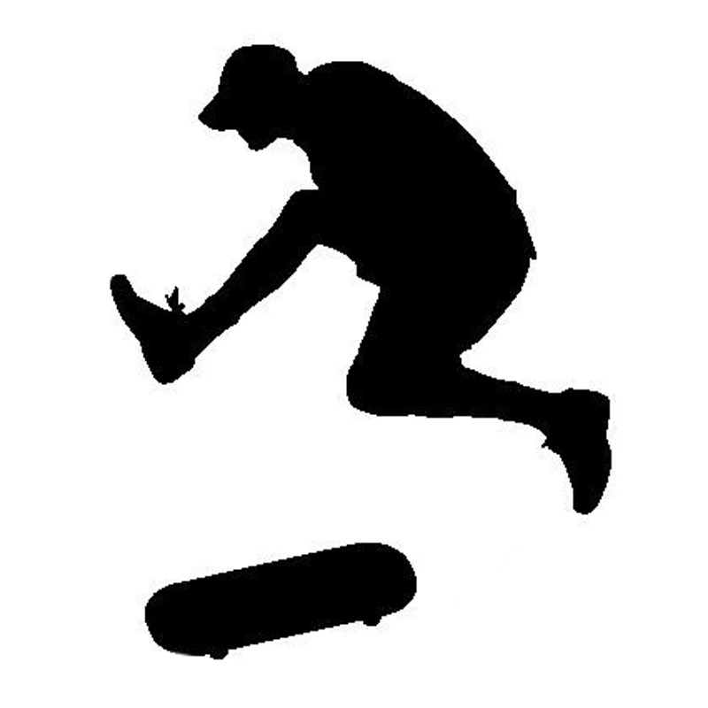 12.5CM*15.3CM Interesting Skateboard Extreme Sports Decal Vinyl Car Sticker Black/Silver Decor S9-0982
12.5CM*15.3CM Interesting Skateboard Extreme Sports Decal Vinyl Car Sticker Black/Silver Decor S9-0982