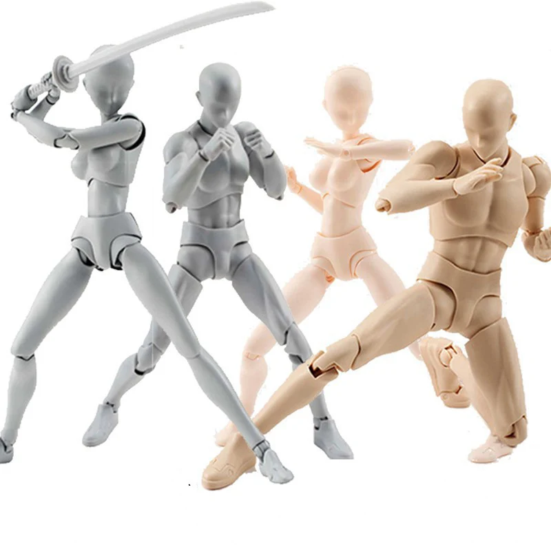 SHFiguarts Multi-joint Movable BODY KUN / BODY CHAN body-chan body-kun Grey Color Black PVC Action Figure Collectible Model Toys
SHFiguarts Multi-joint Movable BODY KUN / BODY CHAN body-chan body-kun Grey Color Black PVC Action Figure Collectible Model Toys