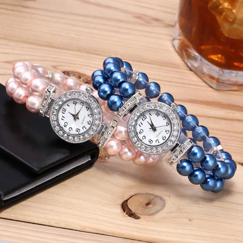 Fashion Women Watch Ladies Wristwatch Luxury Casual Pearl String Quartz Wrist Bracelet relojes mujer montre femme watch #D
Fashion Women Watch Ladies Wristwatch Luxury Casual Pearl String Quartz Wrist Bracelet relojes mujer montre femme watch #D