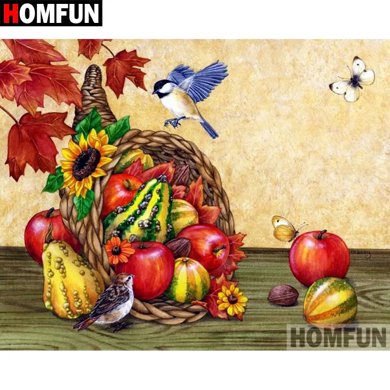 HOMFUN 5D DIY Diamond Painting Full Square/Round Drill "Bird & Fruit" Embroidery Cross Stitch gift Home Decor Gift A08127
HOMFUN 5D DIY Diamond Painting Full Square/Round Drill "Bird & Fruit" Embroidery Cross Stitch gift Home Decor Gift A08127