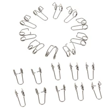 Tooyful 20 Pieces Trumpet Water Key Waterkey Spit Value Springs for Brass Instrument Parts Accessories
