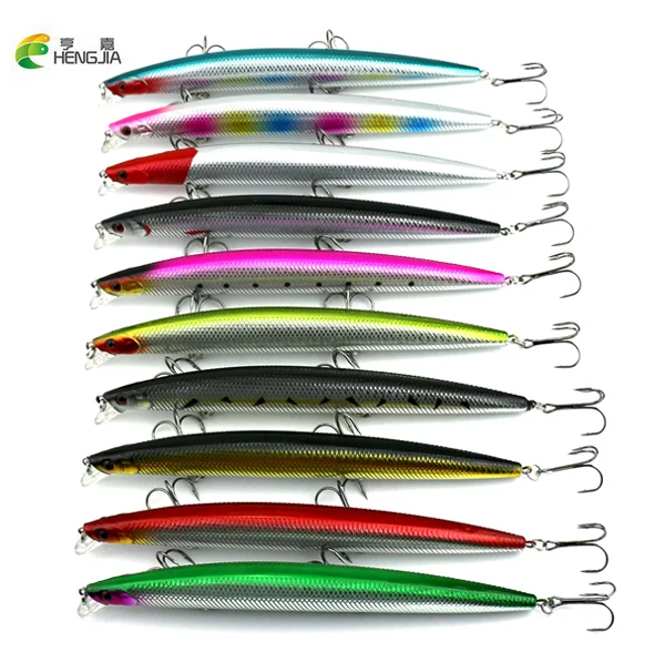 HENGJIA Super Big 50pcs 18CM/26G Fishing lure hard bait artificial baits Laser painting minnow 3D eyes fishing wobbler pesca
HENGJIA Super Big 50pcs 18CM/26G Fishing lure hard bait artificial baits Laser painting minnow 3D eyes fishing wobbler pesca