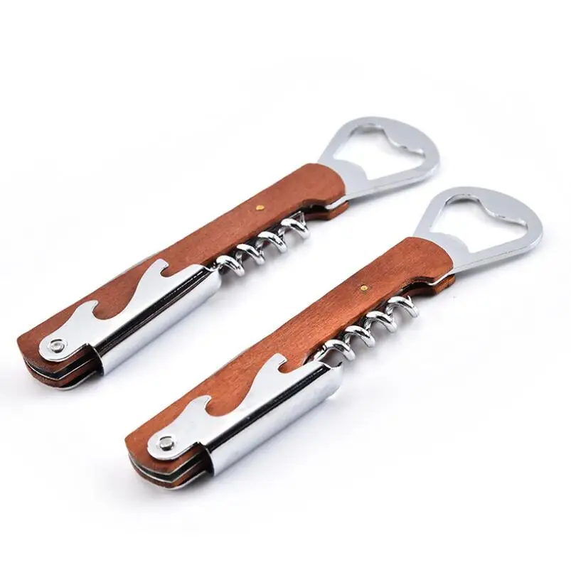 Multifunction Portable Wood Handle Wine Opener Screw Corkscrew Knife Beer Openers Home Bar Tool LX4335
Multifunction Portable Wood Handle Wine Opener Screw Corkscrew Knife Beer Openers Home Bar Tool LX4335